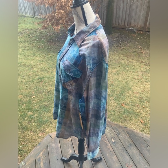 TRUE RELIGION Western Plaid MENS Shirt Ace Size XXL BRAND NEW - Picture 10 of 16